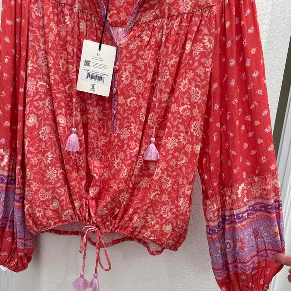 Spell Sunshine Bandit Blouse/Cayenne - Picture 4 of 7